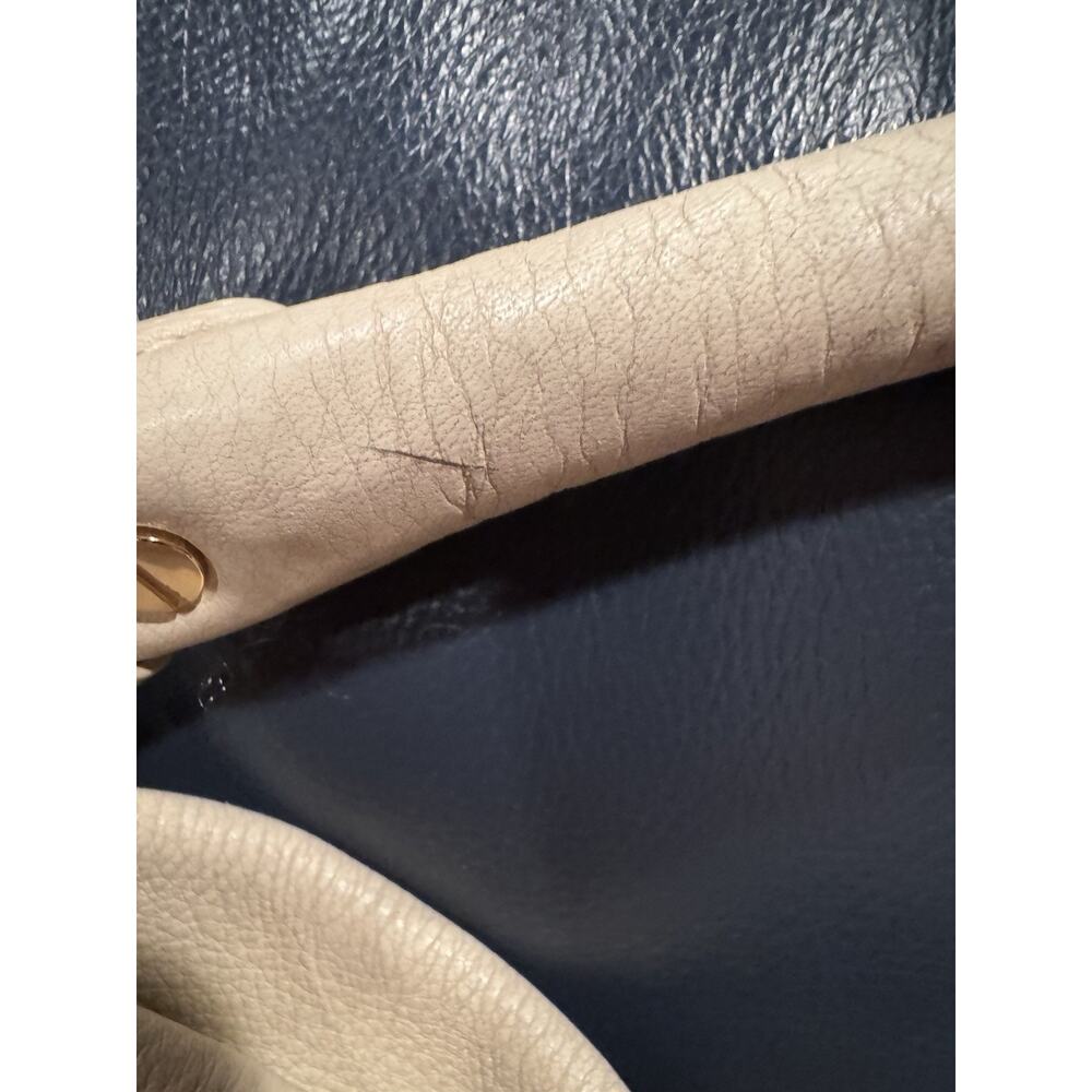 Marc by Marc Jacobs Classic Q Hillier Pebble Leather Hobo Bag White Shoulder - Picture 4 of 13